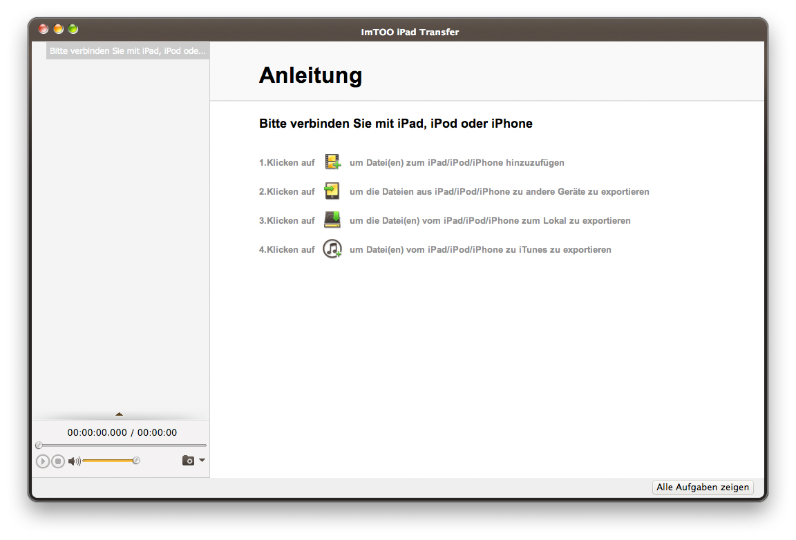 ImTOO iPad Transfer for Mac